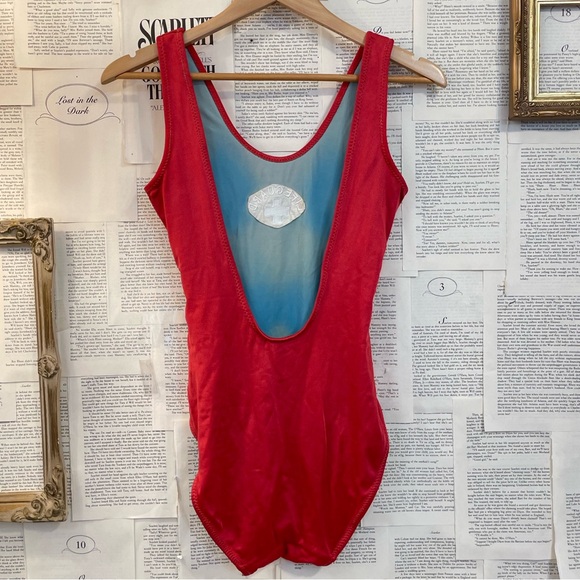 Vintage Official Lifeguard One Piece Bathing Suit - Picture 4 of 11